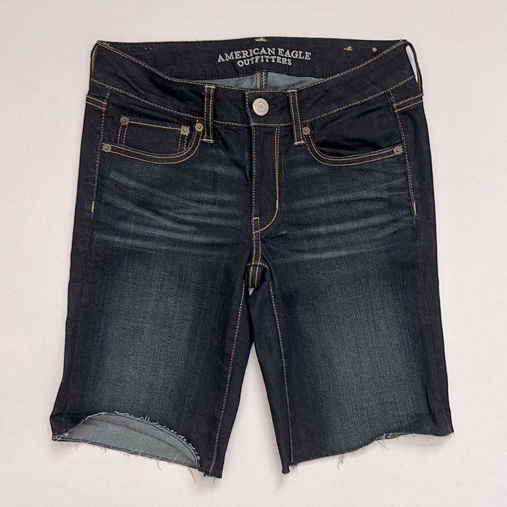 A&E denim shorts.